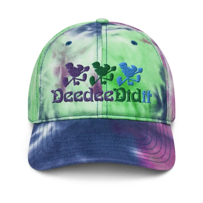 tie dye twill hat